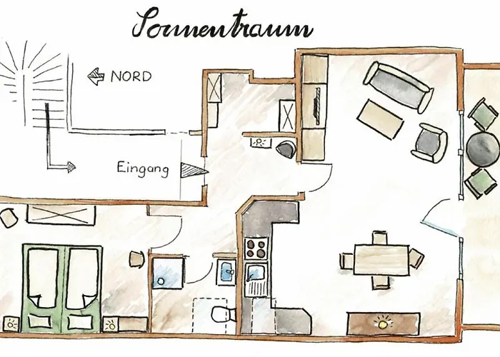 Appartement Lohner Hoehe Bad Sassendorf